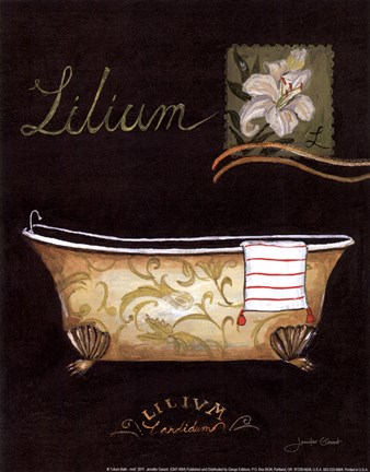 Framed Lilium Bath - mini Print