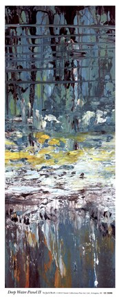 Framed Deep Water Panel II Print