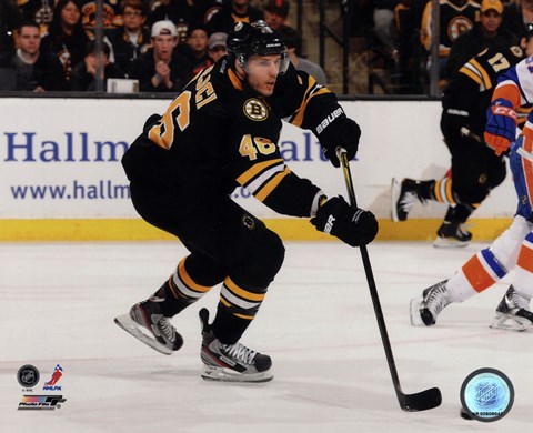 Framed David Krejci 2011-12 Action Print