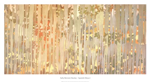 Framed Spanish Moss I Print