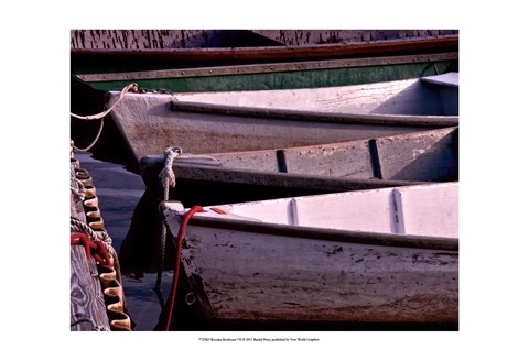 Framed Wooden Rowboats VII Print