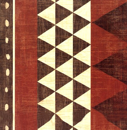 Framed Patterns of the Savanna I Print