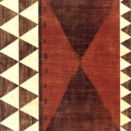 Framed Patterns of the Savanna II Print