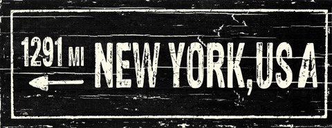 Framed Destination Signs II Print