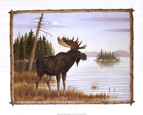 Framed Mighty Moose Print