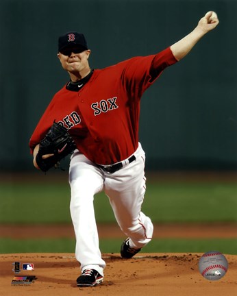 Framed Jon Lester 2012 Action Print