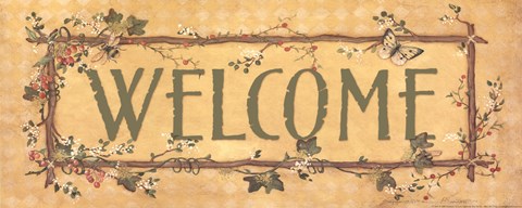 Framed Welcome Print