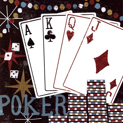 Framed Vegas - Cards Print