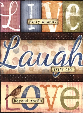 Framed Live Every Momemt Print