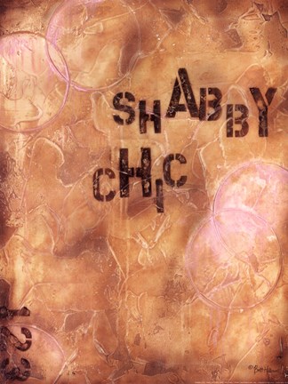 Framed Shabby Chic Print