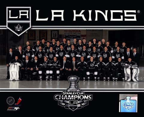 Framed Los Angeles Kings 2012 NHL Stanley Cup Champions Team Photo Print