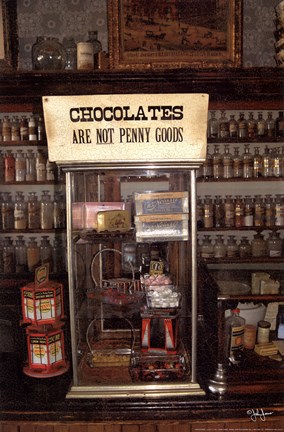 Framed Chocolates Print