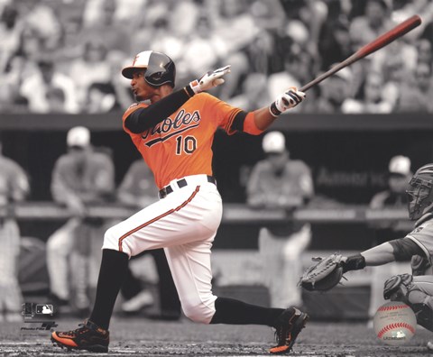 Framed Adam Jones 2012 Spotlight Action Print
