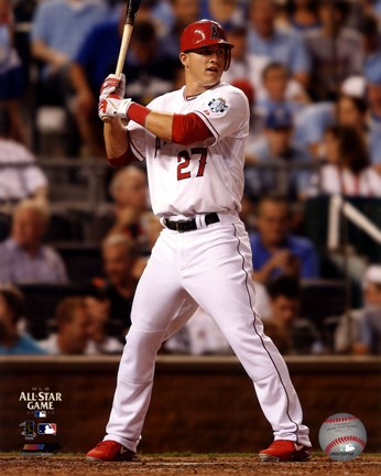 Framed Mike Trout 2012 MLB All-Star Game Action Print