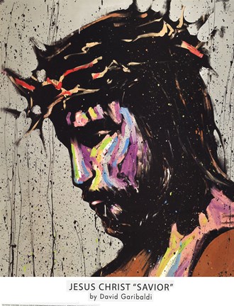 Framed Jesus Christ "Savior" Print