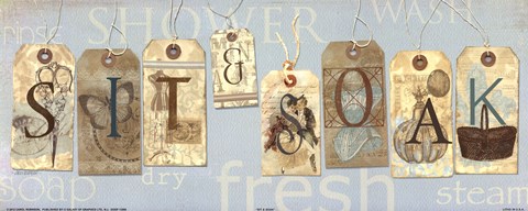 Framed Sit &amp; Soak Print