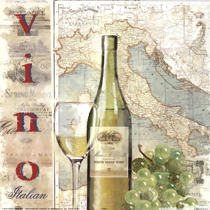 Framed Vino Print