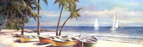 Framed Fair Island I Print