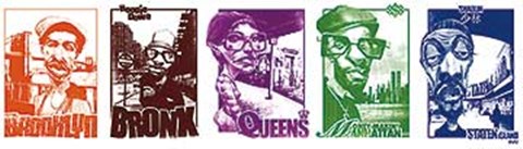 Framed Boroughs Series Print