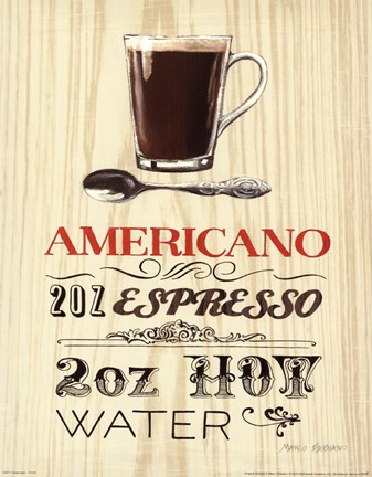 Framed Americano Print