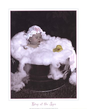 Framed Day at the Spa Print