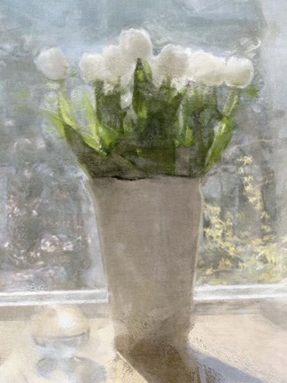 Framed Tulips in the Sun Print