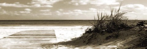 Framed Boardwalk Shadows Print