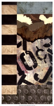 Framed Urban Mix I Print