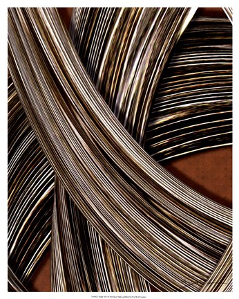 Framed Tangle Tile I Print