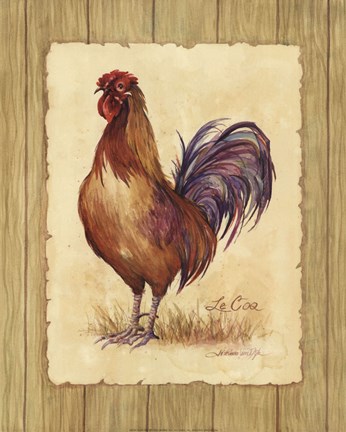 Framed Le Coq Print