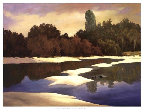 Framed Sandbanks I Print