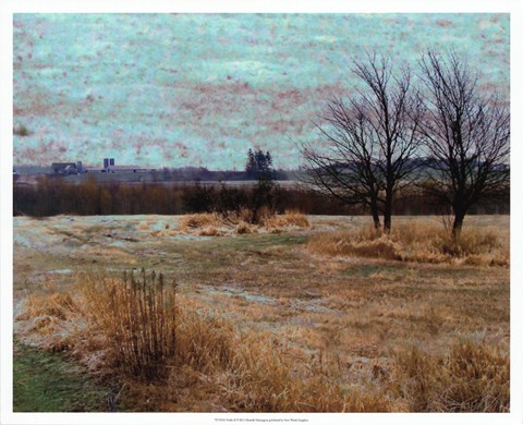 Framed Fields II Print