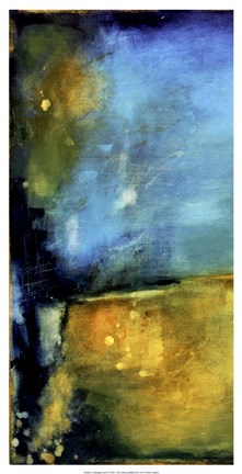 Framed Midnight Jewel I Print