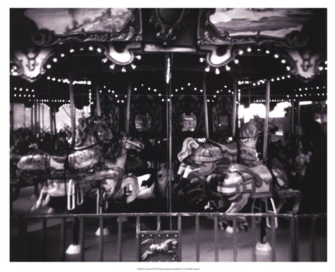 Framed Carousel II Print