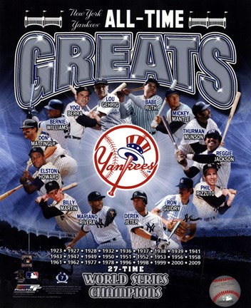 New York Yankees All Time Greats Composite
