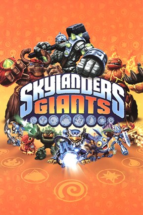 Framed Skylanders Giants - Key Art Print