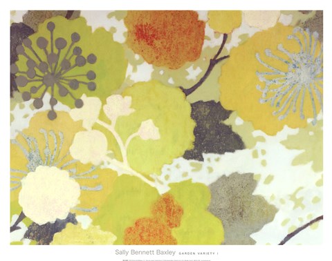 Framed Garden Variety I Print