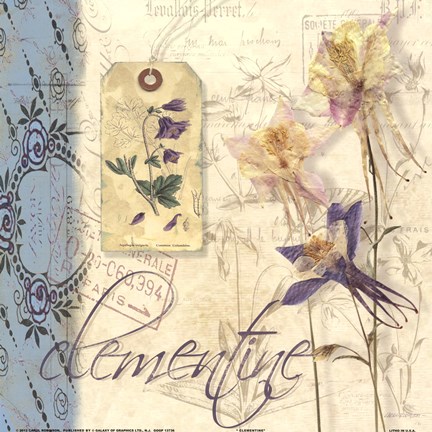 Framed Clementine Print