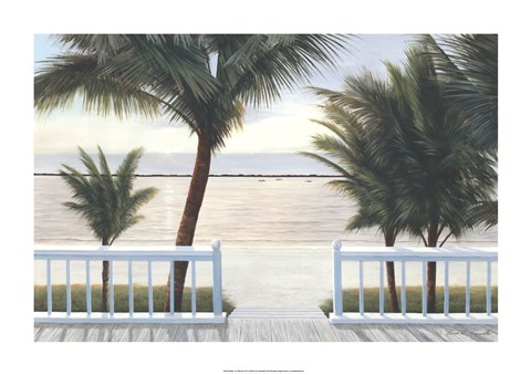 Framed Palm Bay Print