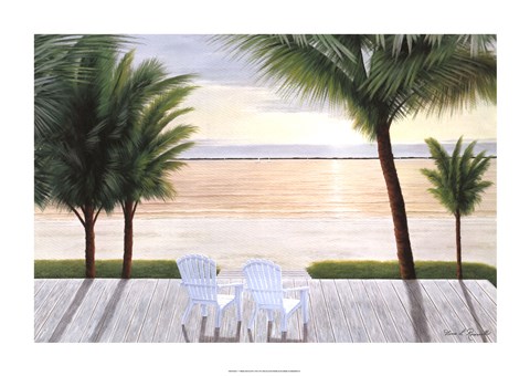 Framed Palm Bay Dreaming Print