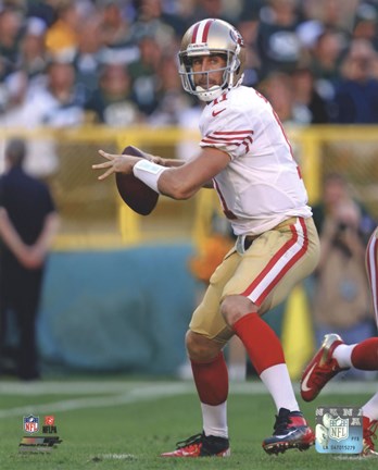 Framed Alex Smith 2012 Action Print