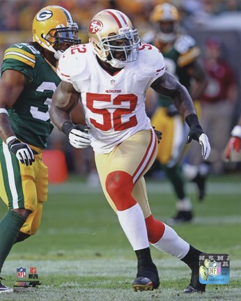 Framed Patrick Willis 2012 Action Print