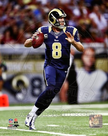 Framed Sam Bradford 2012 Action Print