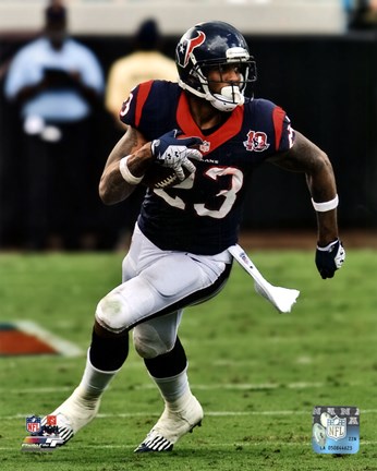 Framed Arian Foster 2012 Action Print