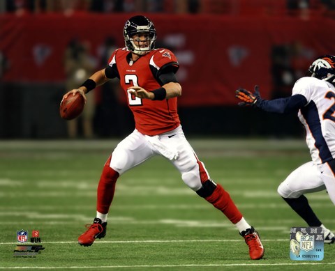 Framed Matt Ryan 2012 Action Print