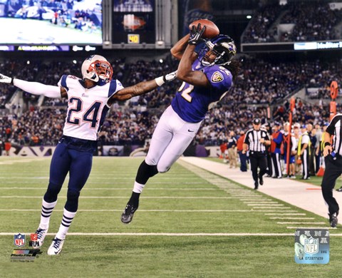 Framed Torrey Smith 2012 Action Print