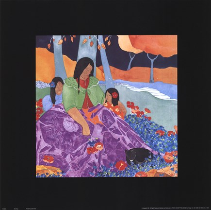 Framed Mis Hijas Print