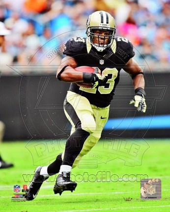 Framed Pierre Thomas 2012 Action Print