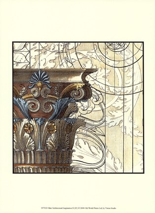 Framed Mini Architectural Inspiration II Print