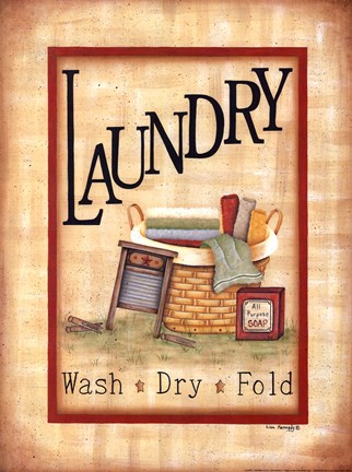 Framed Laundry Print